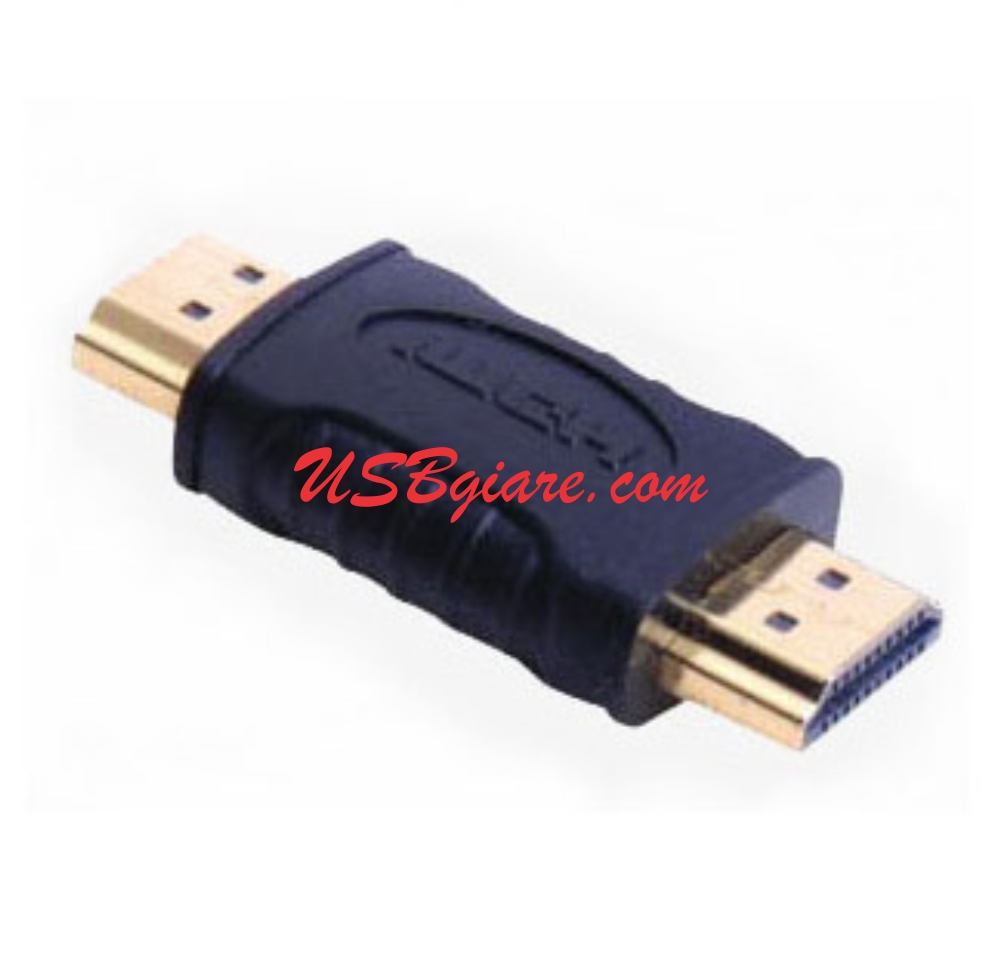 Đầu nối HDMi 2 đầu đực - HDMI male to male jack【USBgiare,Com】