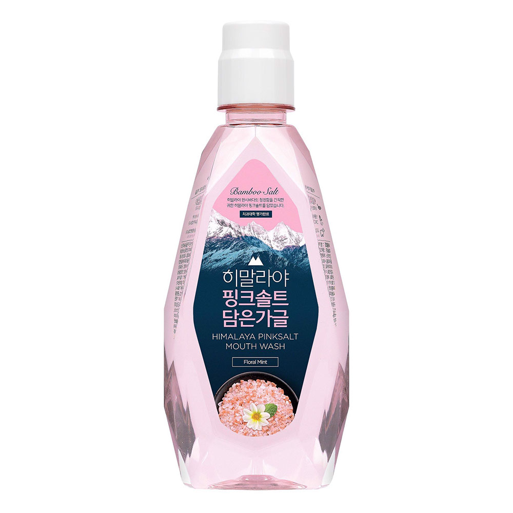 Nước Súc Miệng Muối Hồng Himalaya Hoa Bạc Hà 320ml