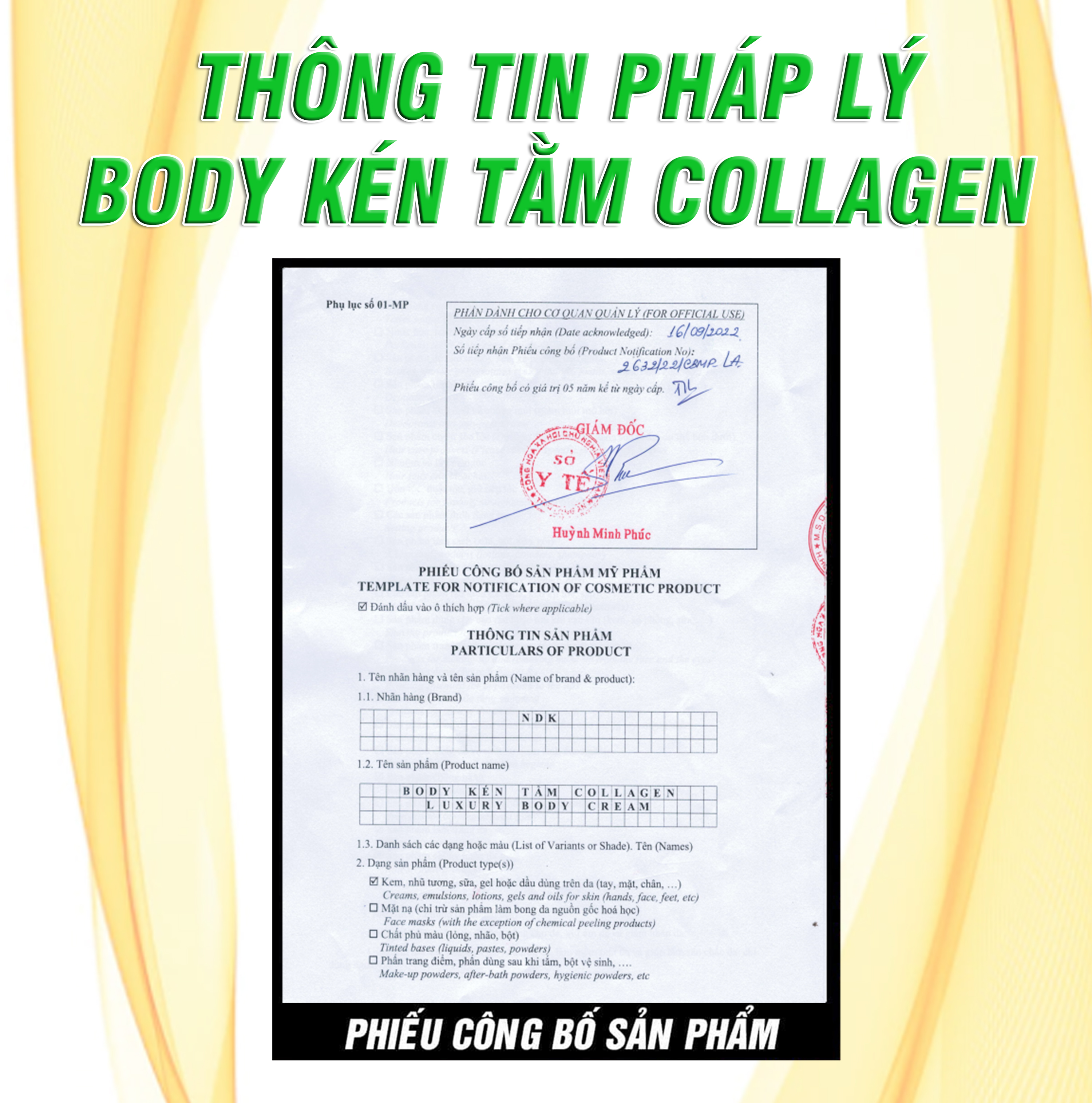 Combo 2 Kem Body Kén Tằm Collagen NDK Dưỡng Trắng Da Làm mịn Chống Nắng