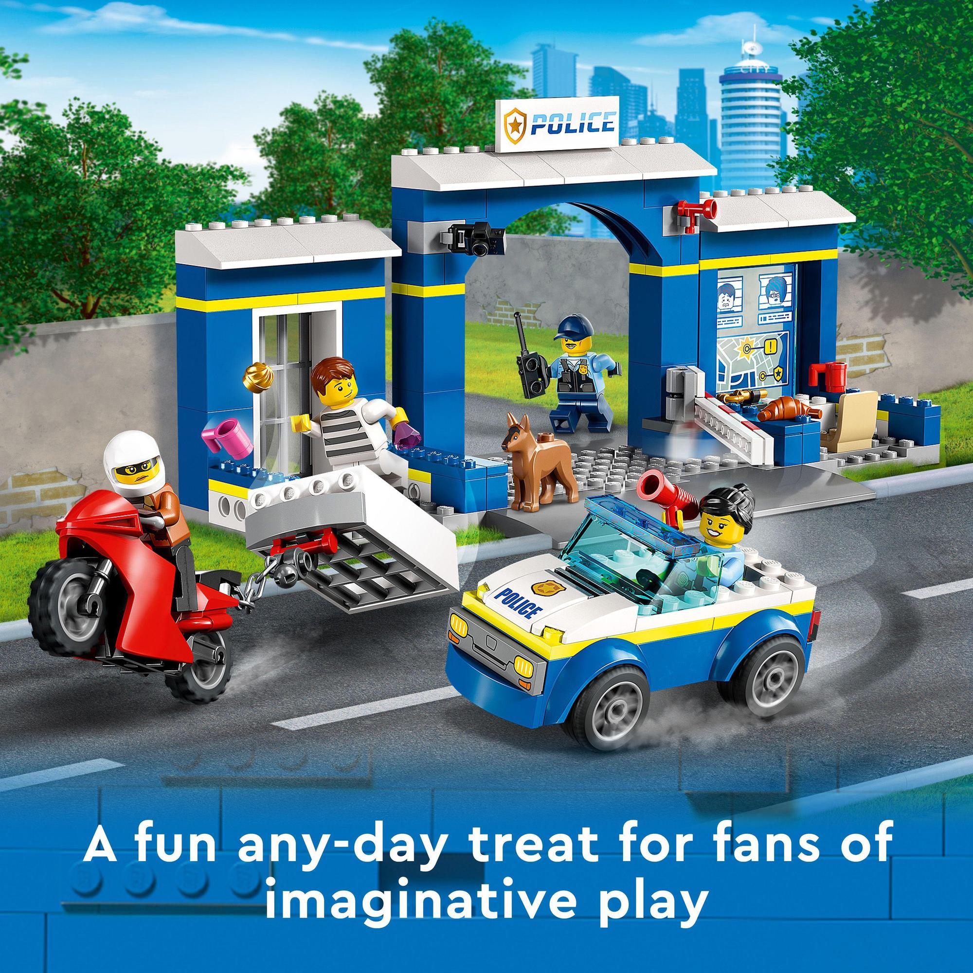 LEGO City 60370 Trạm Cảnh Sát Truy Bắt Tội Phạm (172 Chi Tiết)