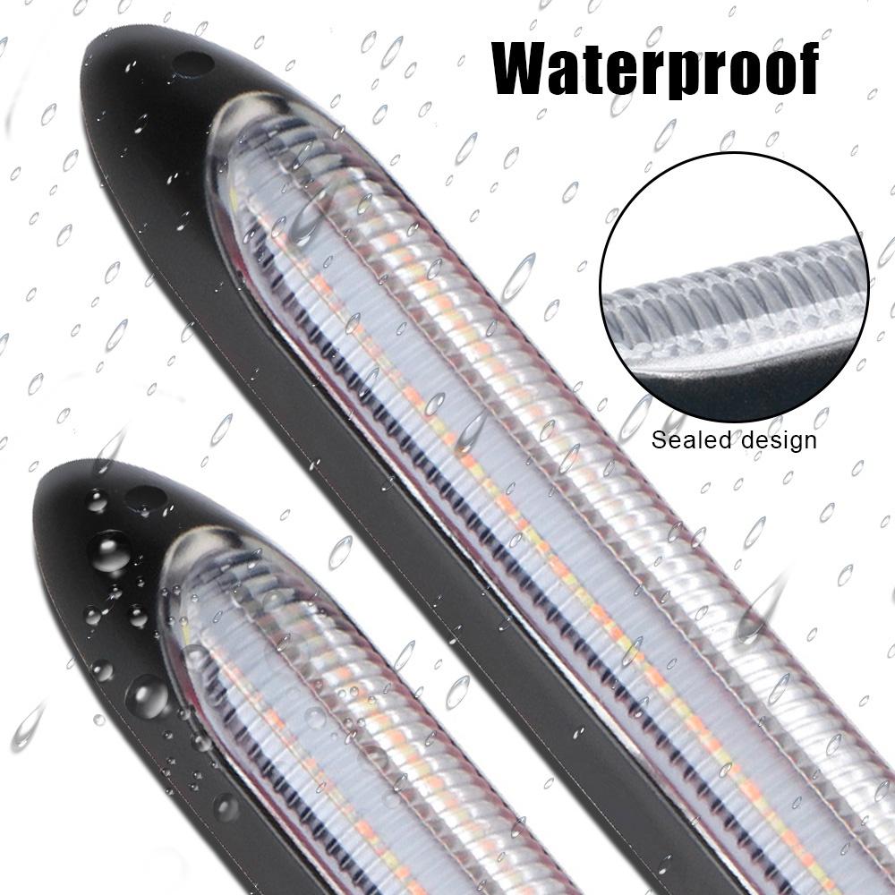 Set 2 đèn led drl báo tín hiệu rẽ cho xe hơi trợ sáng ban ngày
