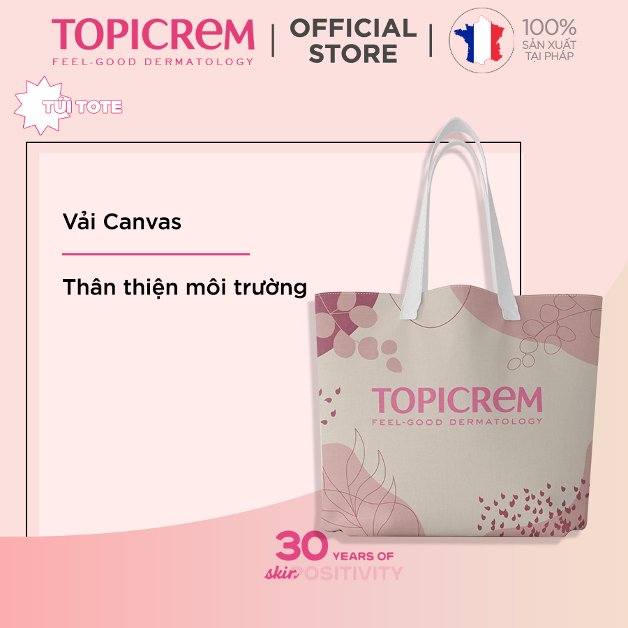 [Quà tặng] Túi Tote vải canvas cao cấp TOPICREM