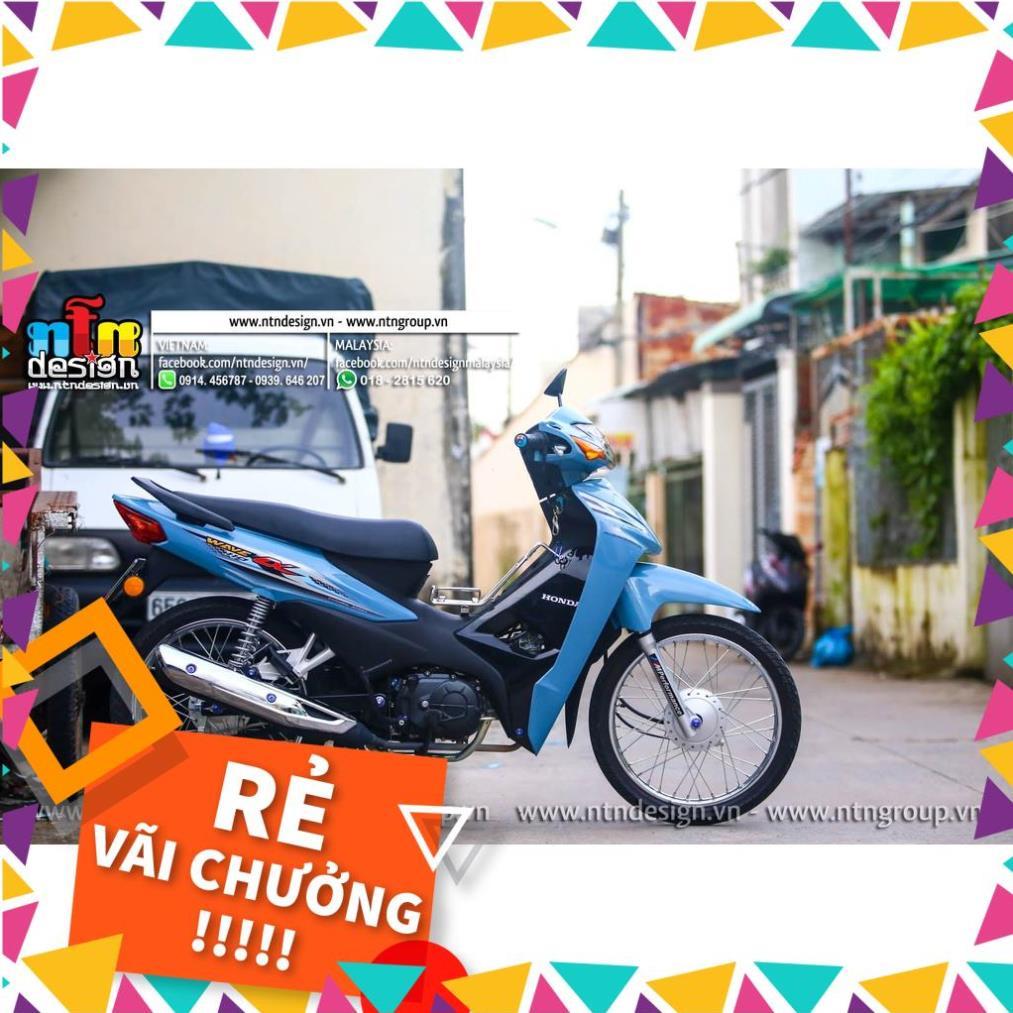 Tem Rời Wave A 110 Mẫu Xanh Đen