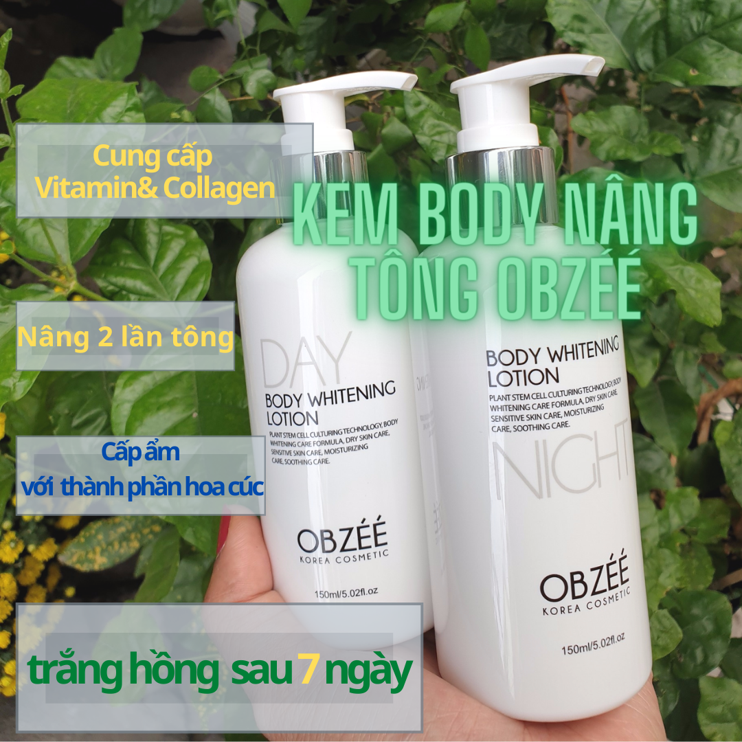 Kem Dưỡng Trắng OBZÉÉ Body Lotion Day