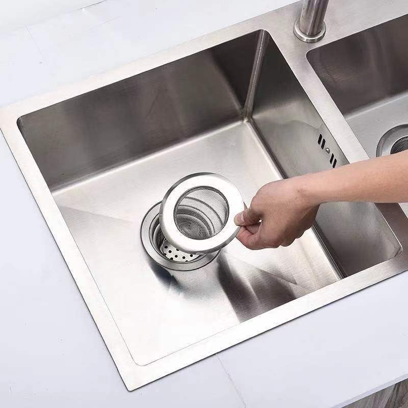 Tấm Lọc Rác Bồn Rửa Chén Cao Cấp Chất Liệu INOX - Lưới Lọc Rác Bồn Rửa Bát Chống Tắc Nghẽn Hiệu Quả