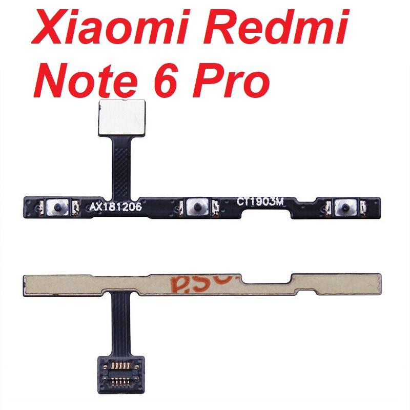 Mạch Nút Nguồn Cho Xiaomi Redmi Note 6 Pro Dây Cáp Nút Nguồn, Tăng Giảm Âm Lượng Linh Kiện Thay Thế