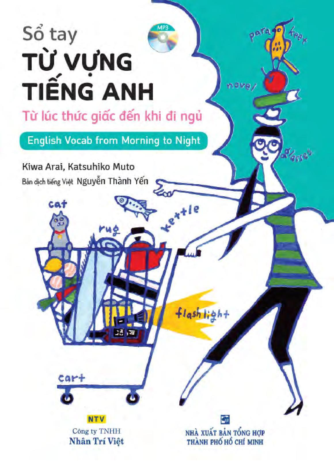 Sách Sổ Tay Từ Vựng Tiếng Anh - Từ Lúc Thức Giấc Đến Khi Đi Ngủ (Kèm file MP3)