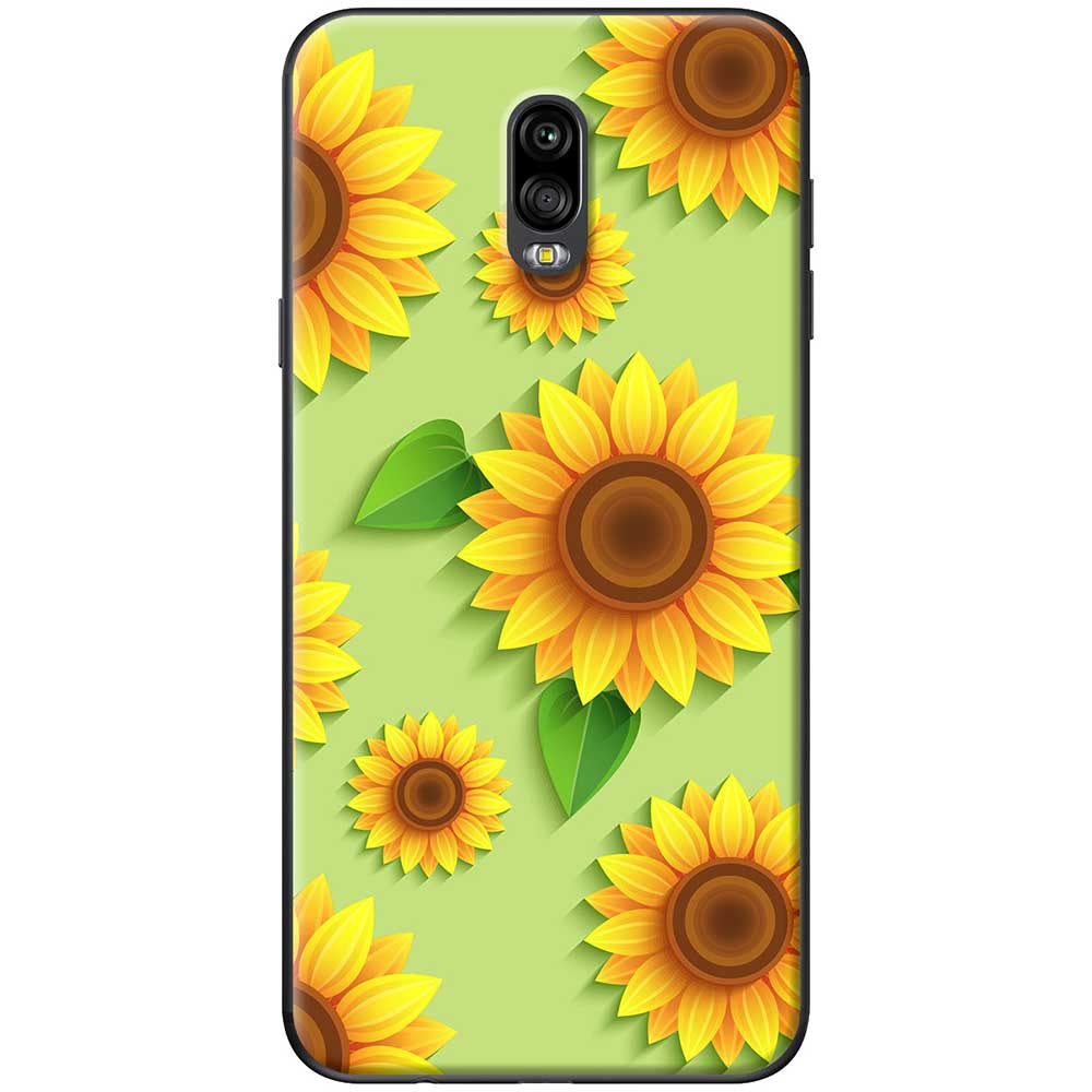 Ốp lưng  dành cho Samsung Galaxy J7 Plus mẫu Hoa hướng dương