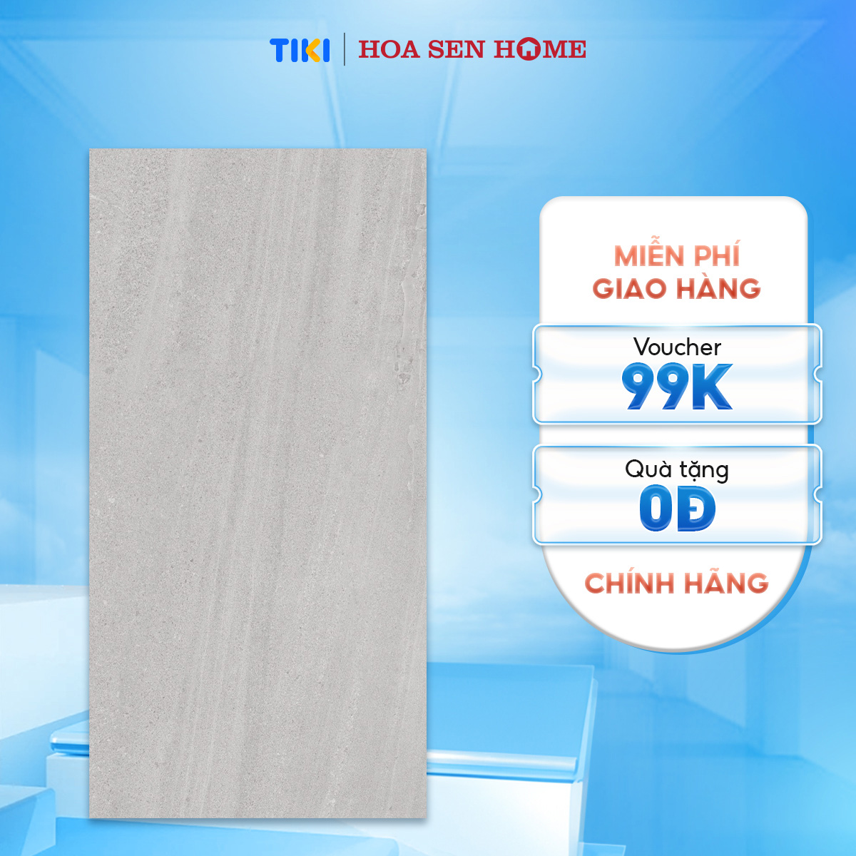 Gạch men ốp tường, lát sàn LUSTRA INSPA0601200031 loại gạch granite vân đá tự nhiên, độ dày 9.4mm, gạch 1 face, kích thước 600mmx1200mm, thùng 2 viên - Hàng chính hãng