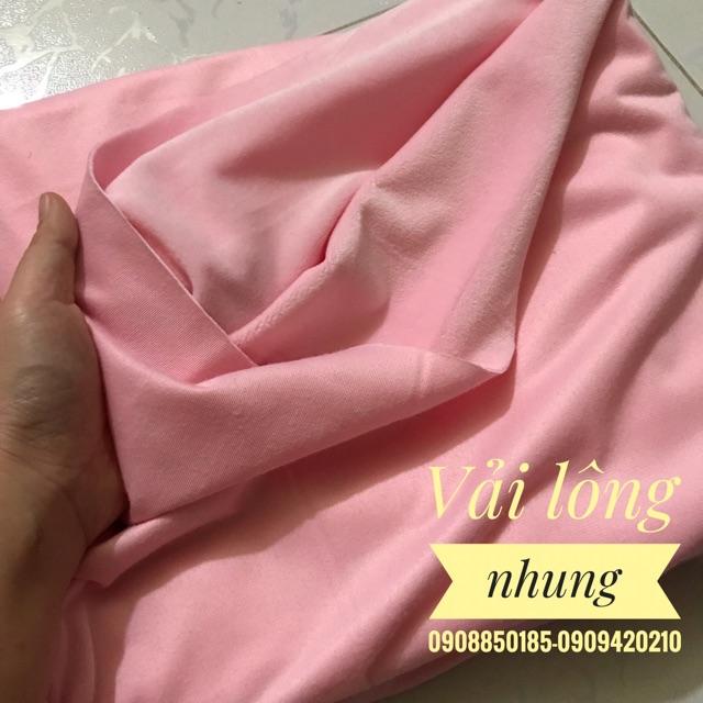 Combo vải lông nhung làm gối handmade và thú bông quá đẹp