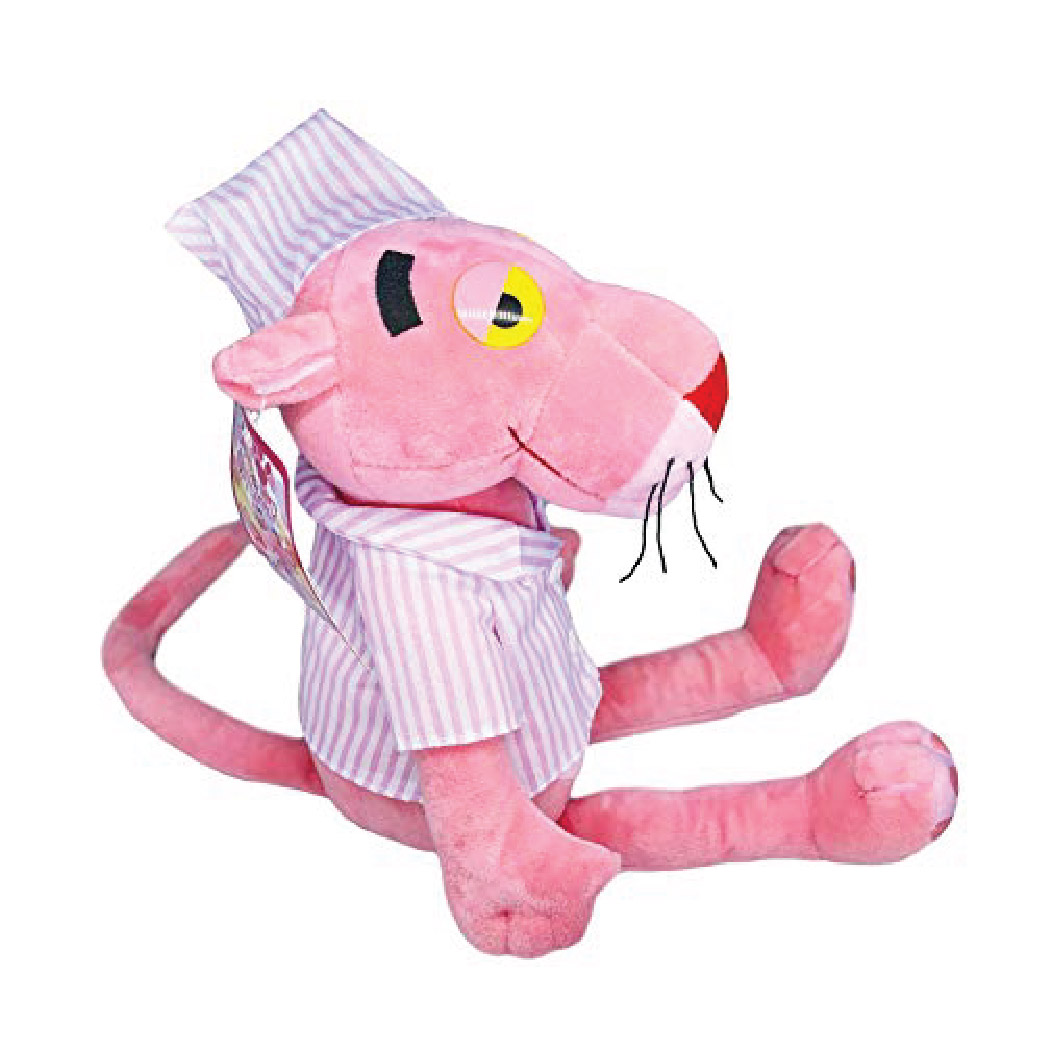 Thú bông Báo hồng tinh nghịch Pink Panther 28cm hàng Hàn cao cấp