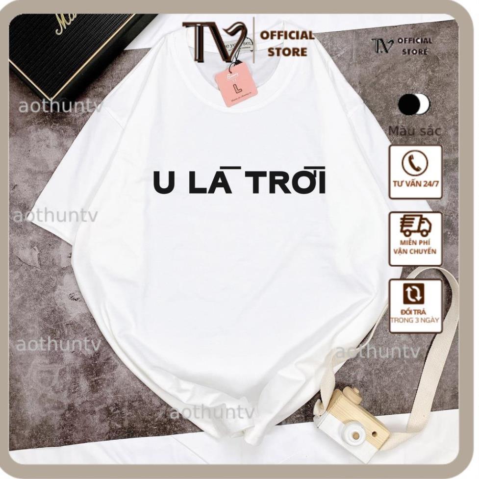 Áo Phông Nữ ATV Áo thun unisex Be Yourself size M L XL - U LÀ TRỜI Cotton Mát Form Rộng Unisex