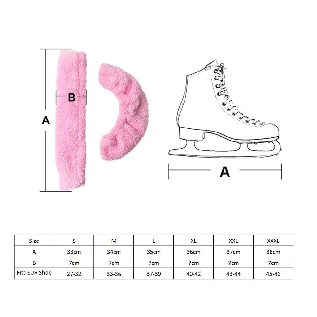 2 Pair Soft Terry Cloth Sports Ice Figure Skates  Guard Protector Cover