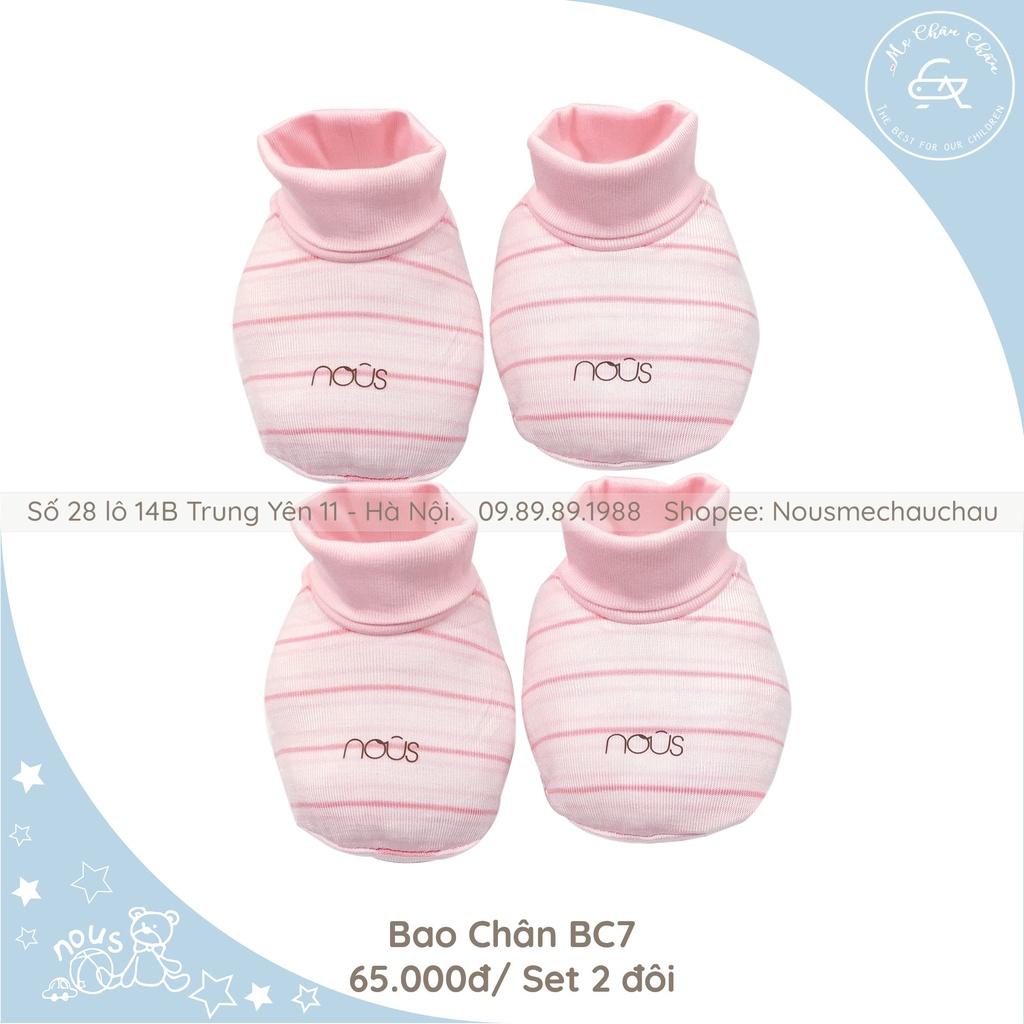 Phụ Kiện Cho Bé Sơ Sinh - Bao Tay Nous - Bao Chân Nous - Mũ Nous (Size Sơ sinh Newborn)
