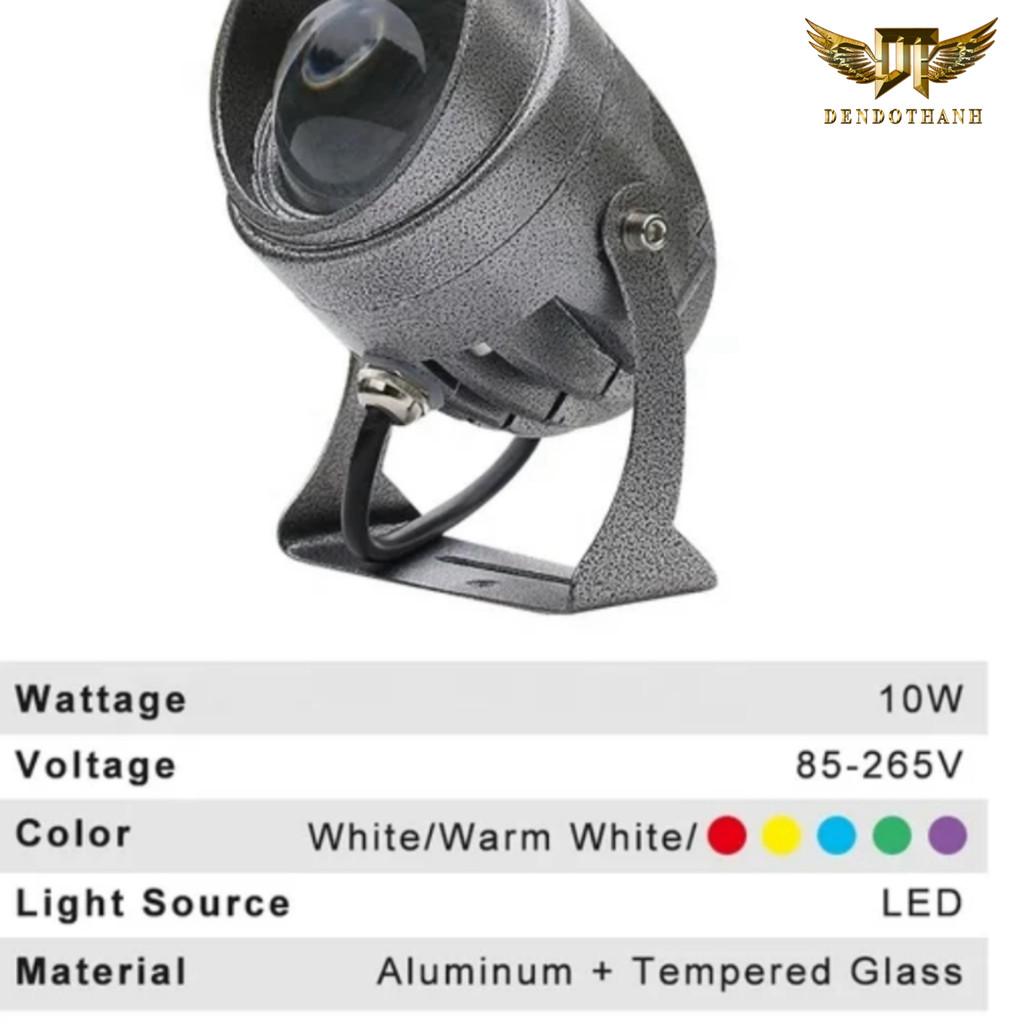 Đèn rọi cột mũ nhà cao tầng cao cấp RSV689 rọi góc nhỏ đèn rọi sân vườn nhiều màu trang trí ngoại cảnh DDT - rọi mũ tròn 10w