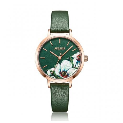 Đồng hồ Nữ JA-1089 JULIUS Hàn Quốc dây da