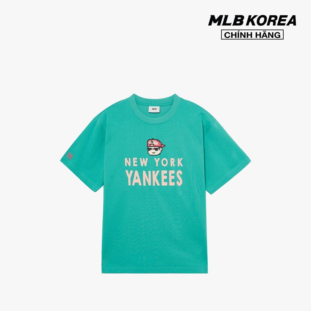 MLB - Áo thun unisex cổ tròn tay ngắn phom suông thời trang 3ATSP0133