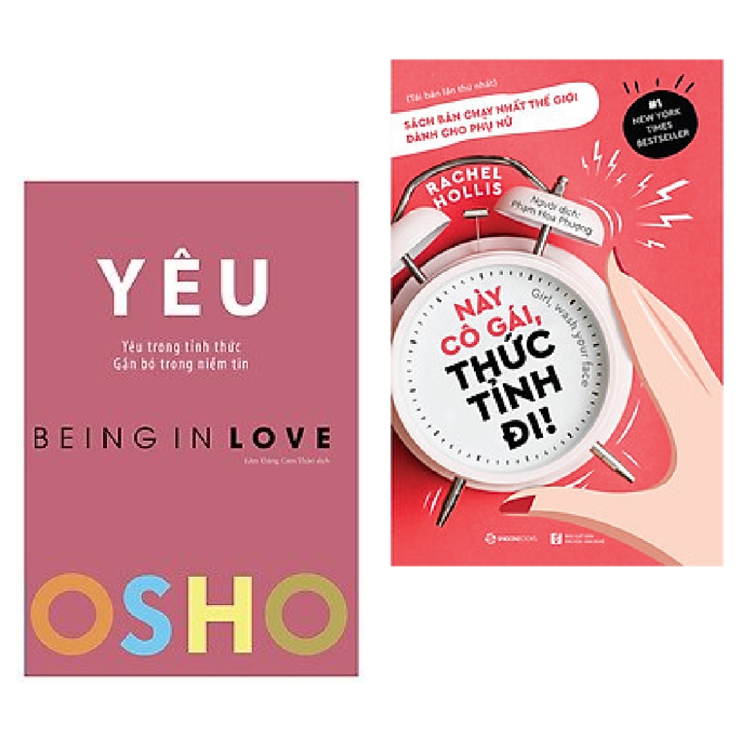 Combo 2 cuốn: OSHO - Yêu - Being In Love + Này Cô Gái, Thức Tỉnh Đi!