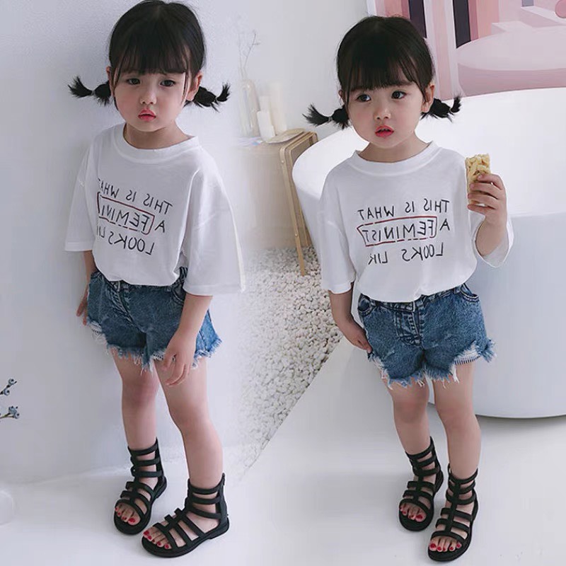 Giày sandal chiến binh cho bé gái 5 - 12 tuổi da mềm khóa kéo thời trang phong cách Hàn Quốc SG48