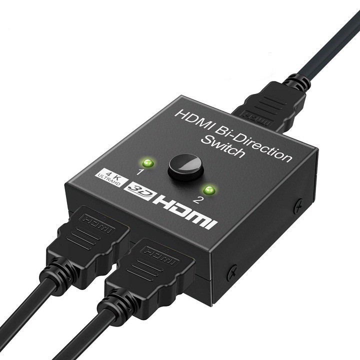 HDMI BI DIRECTION switch hai chiều 1 in 2 out hoặc 2 out 1in 3D 4K