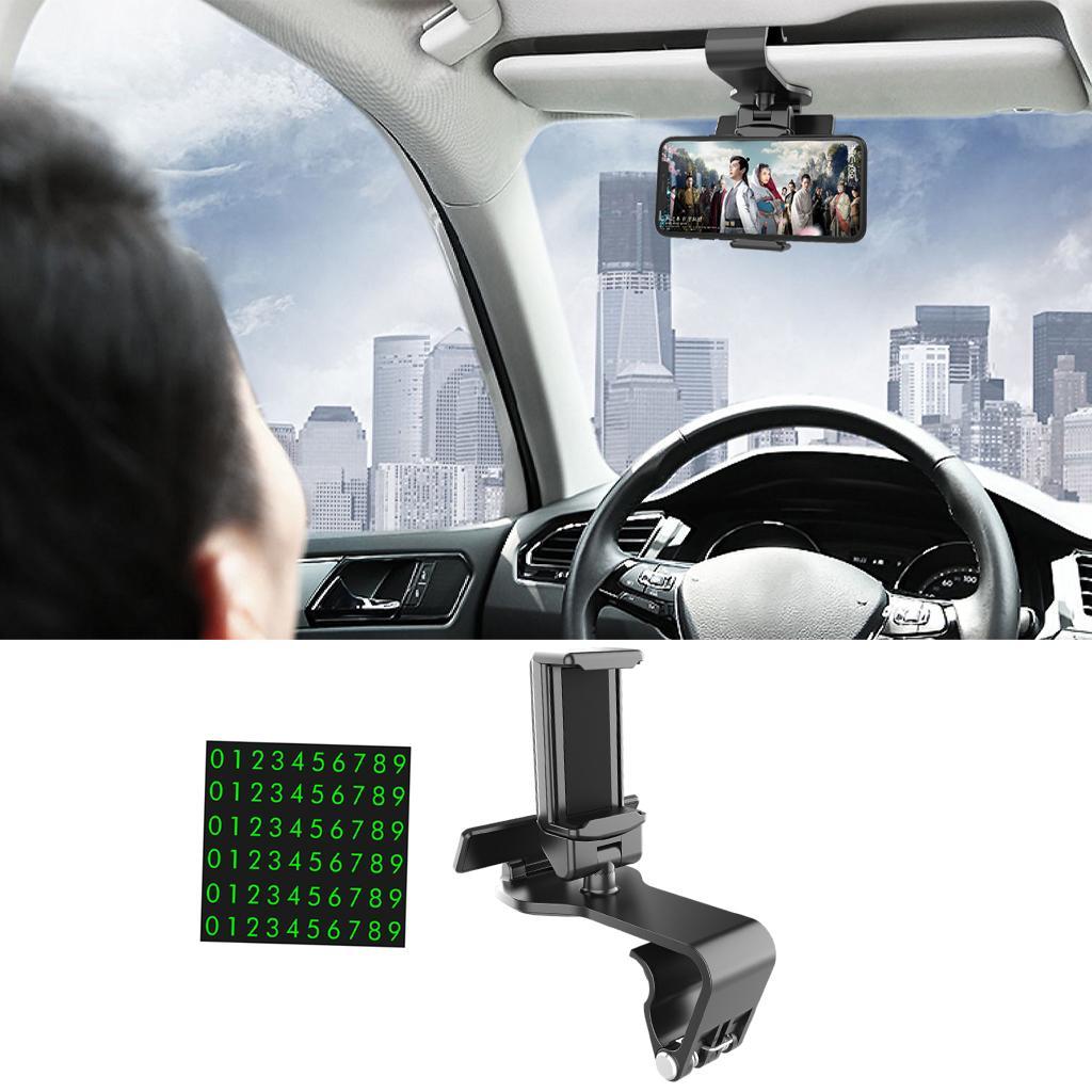 Car Phone Holder Mount Mobile Phone Stand Bracket for 4.7-7.2'' Phone