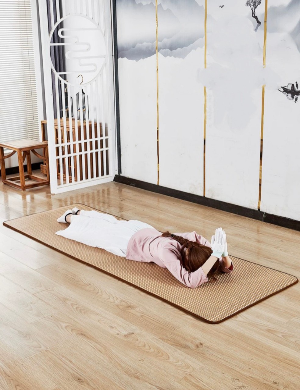 Thảm lễ lạy mật tông - chiếu lễ lạy dài 7 điểm nhập địa