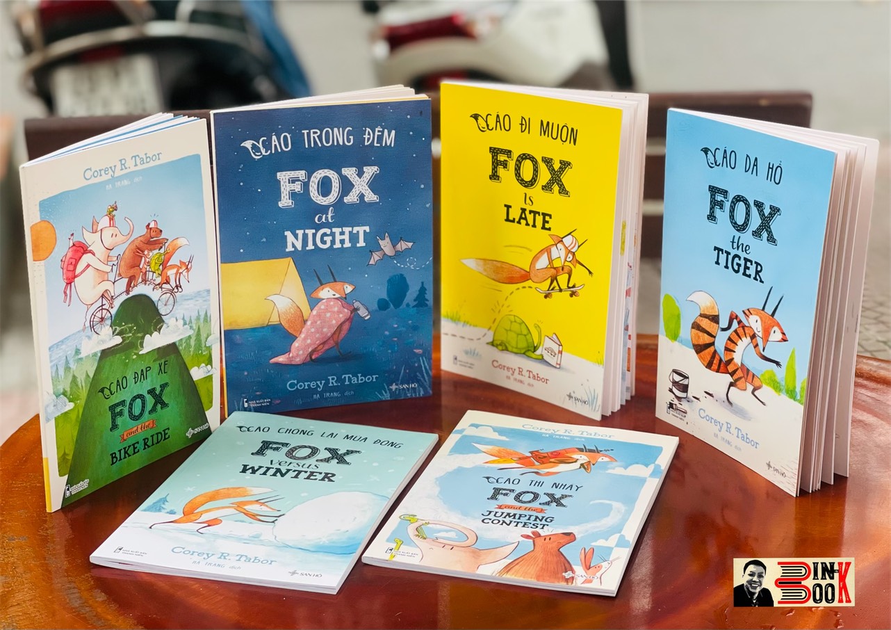 boxset FOX CHÚ CÁO TINH NGHỊCH – TRỌN BỘ 6 CUỐN – SONG NGỮ VIỆT ANH – IN MÀU TOÀN BỘ - SAN HÔ BOOKS -