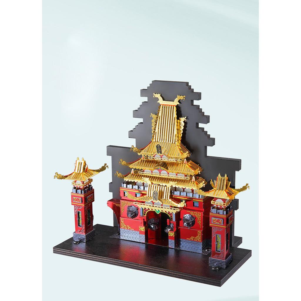 Mô hình lắp ghép kim loại 3d long môn