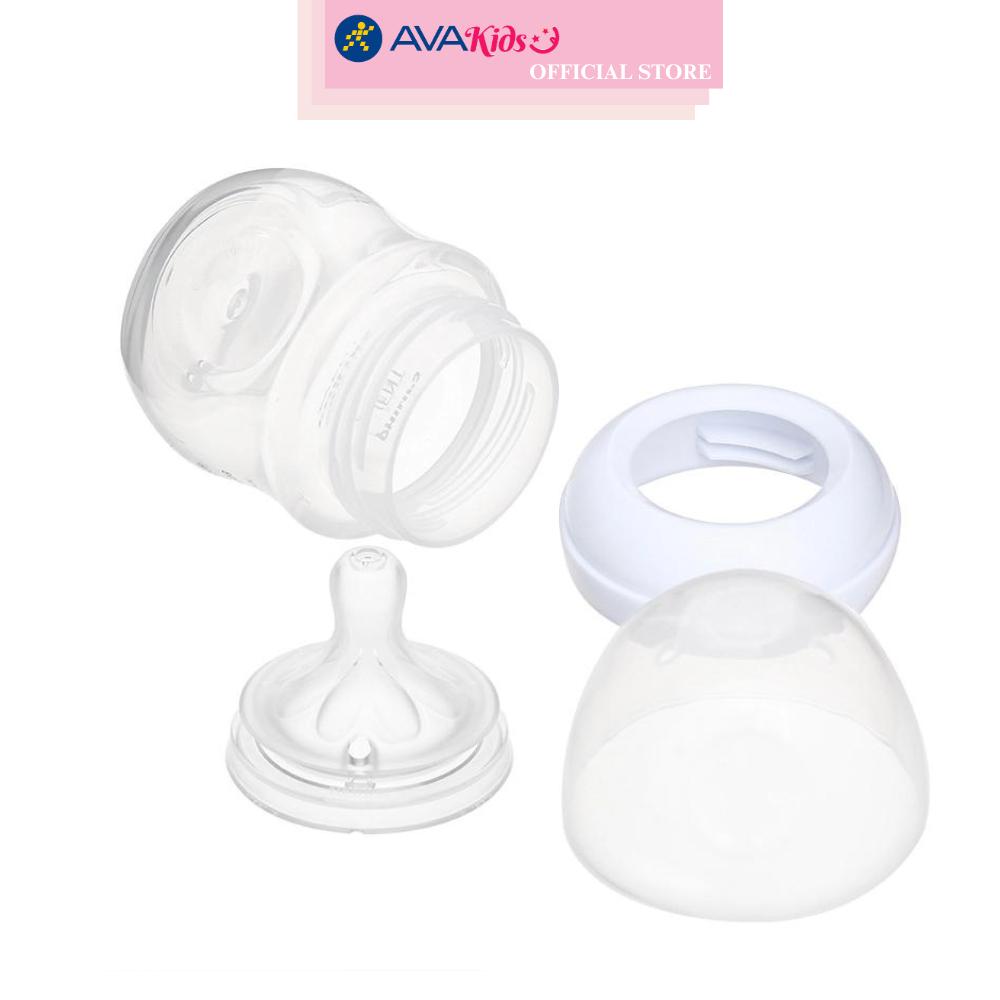 Bình sữa nhựa PP Philips Avent SCY900/01 cổ rộng 125 ml (0 - 1 tháng)