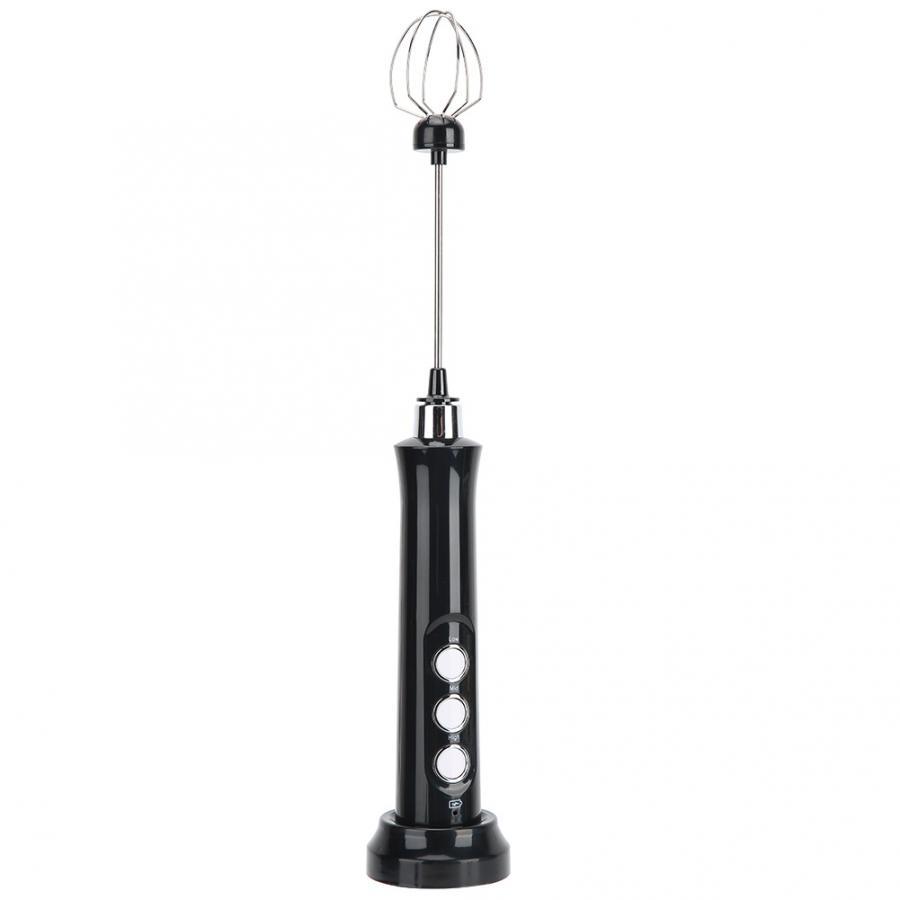 Sạc Máy Trộn Sữa Sữa Rửa Mặt Foamer Kem Frother Uống Đánh Nấu Coffe Điện Bọt Sữa Cầm Tay Tự Động Trứng Be