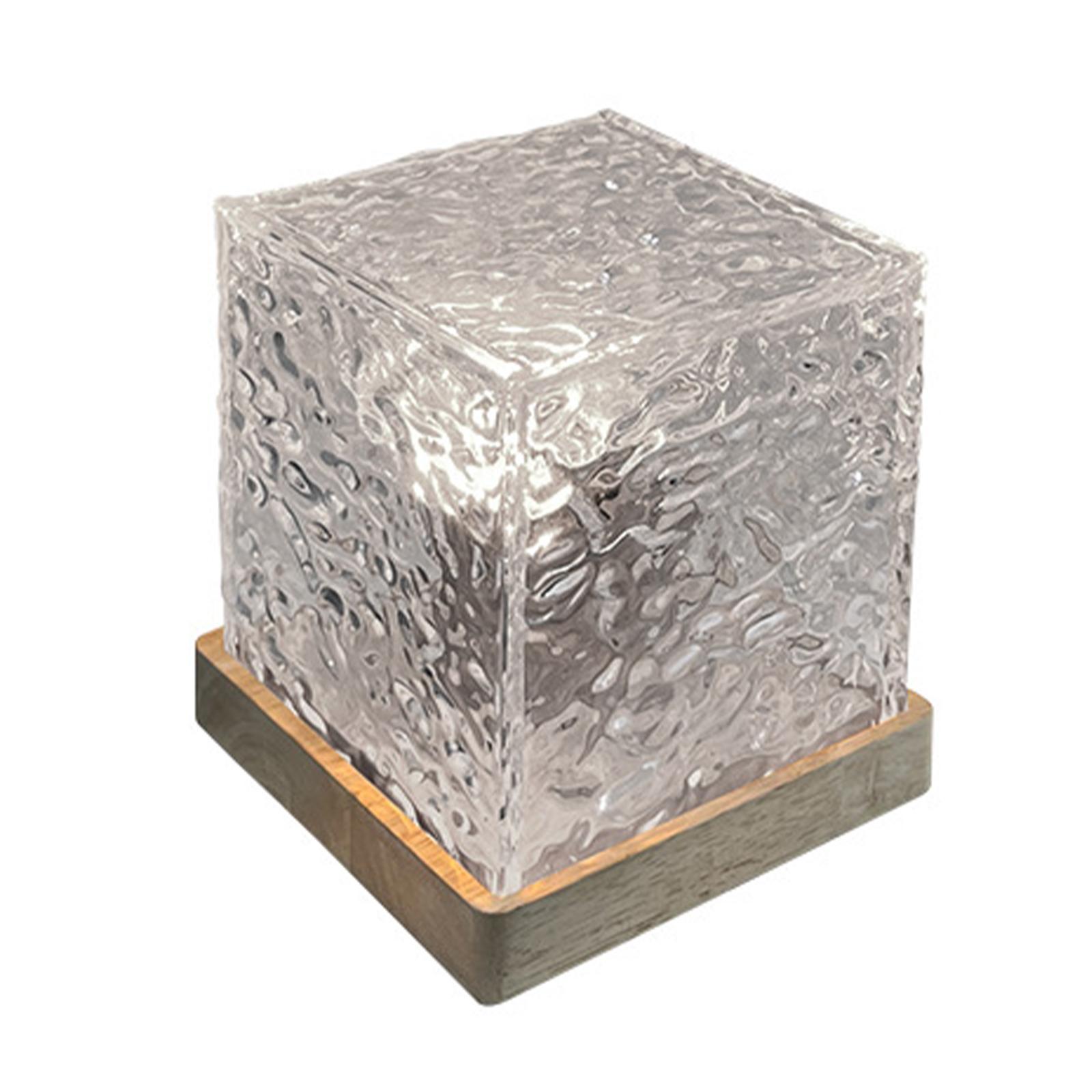 Table Desk Lamp USB Acrylic Table Lamp for Party Living Room NightStand Office Decor