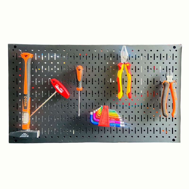 Tấm lưới Pegboard 69x40cm màu đen treo tường đa năng