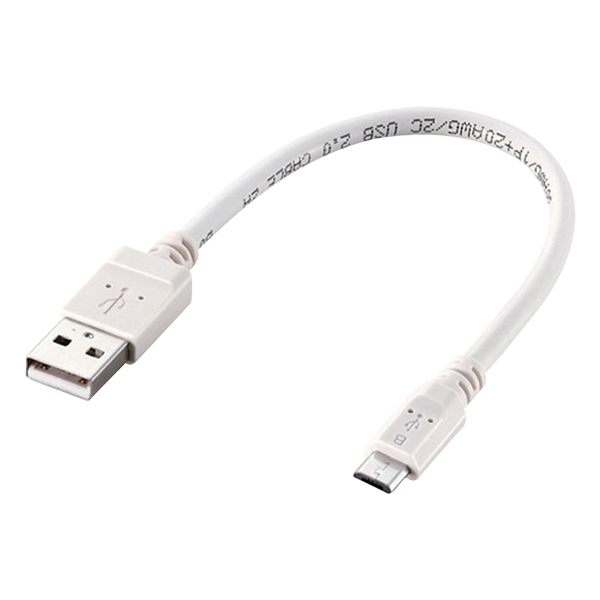 Dây cáp micro USB (A-micro B) 2A sạc nhanh ELECOM MPA-AMBC2U08 (0.8m) - Hàng chính hãng