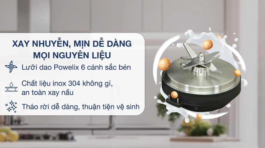 Máy làm sữa hạt đa năng Tefal BL83SD66 - 1300W - 1.75L - Hàng Chính Hãng, Bảo Hành Toàn Quốc