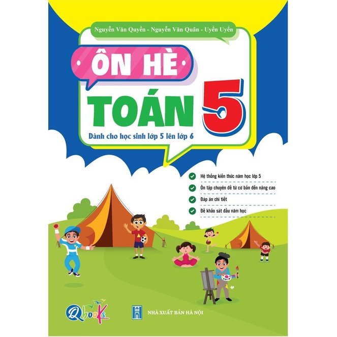 Combo Ôn Hè Toán và Tiếng Việt 5 - Dành cho học sinh lớp 5 lên 6 (2 cuốn)