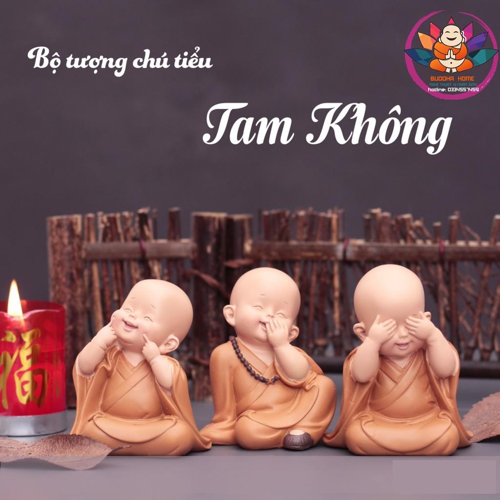 Bộ 3 chú tiểu tam không nhiều màu để otô, trang tri nhà cửa