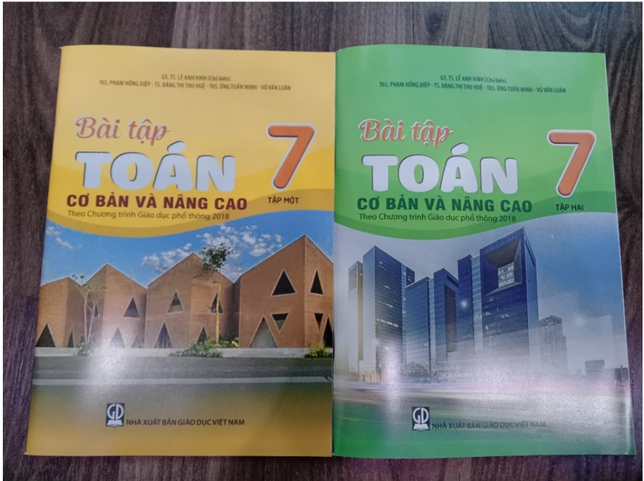Ách - Combo Bài tập Toán 7 tập 1 + tập 2 cơ bản và nâng cao
