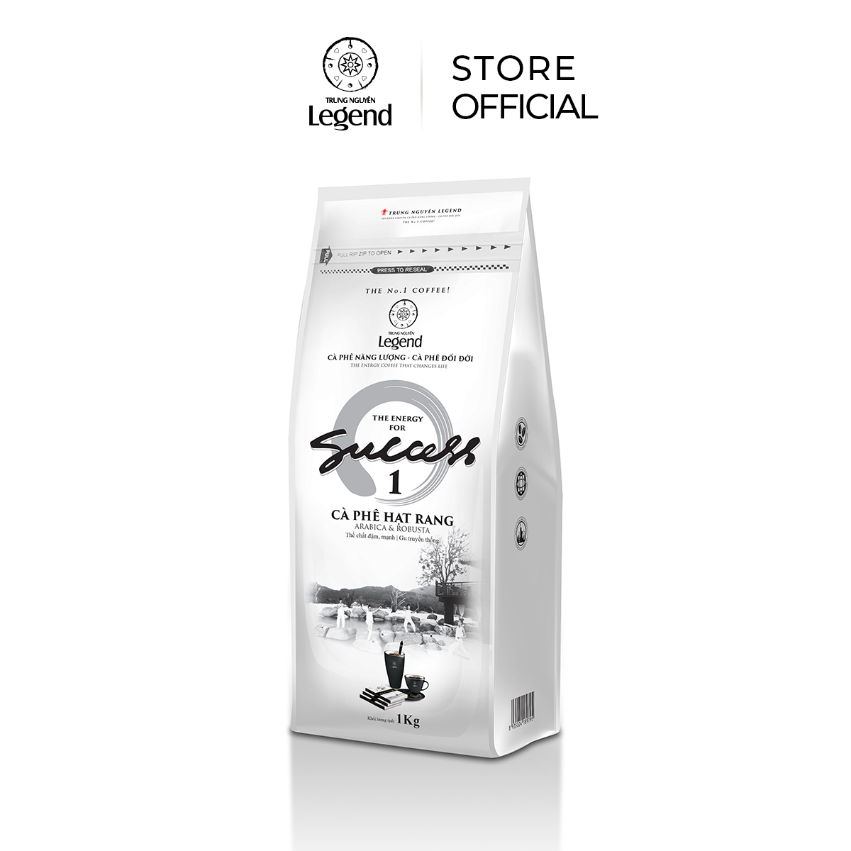 Cà phê Hạt Mộc Legend Success 1 - Trung Nguyên Legend - Arabica, Robusta