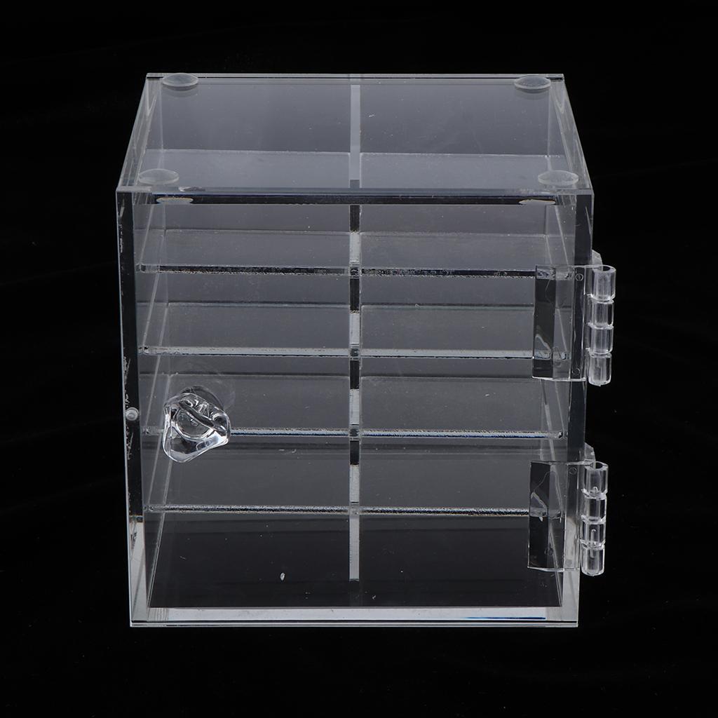 Acrylic 10 Tier False Eyelash Display Storage Case Organizer Glue Pallet Box