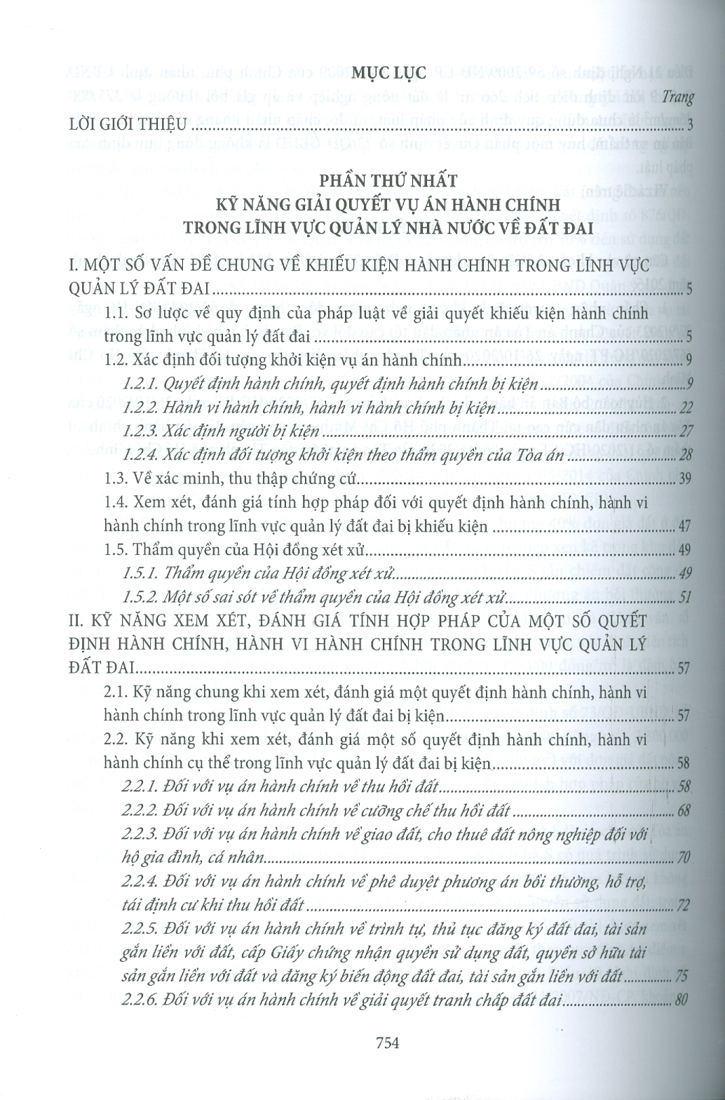 Kỹ Năng Giải Quyết Vụ Án Hành Chính Trong Lĩnh Vực Quản Lý Đất Đai Và Thực Tiễn Xét Xử Của Toà Án Nhân Dân - Tái Bản Lần Thứ Nhất, Có Sửa Đổi, Bổ Sung Theo Luật Đất Đai Năm 2024