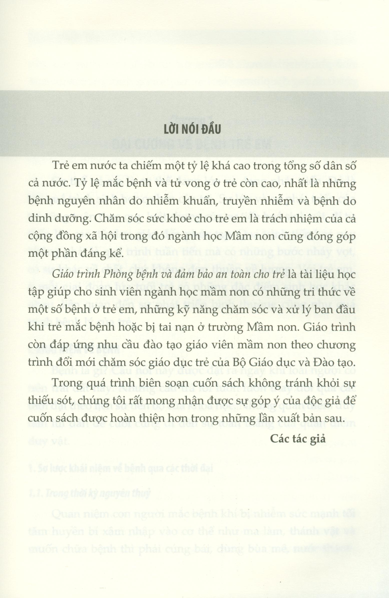 Phòng Bệnh Và Đảm Bảo An Toàn Cho Trẻ