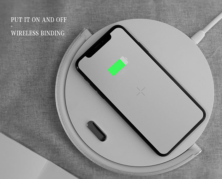 Đế Sạc Không Dây 10W Kiêm Đèn Ngủ 2 Trong 1 - Chuẩn Tương Thích Nhiều Thiết Bị