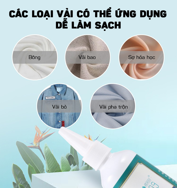 Dung Dịch Tẩy Vết Rỉ Sét Nhanh Chóng Trên Vải, Quần Áo Cao Cấp M01 100ml