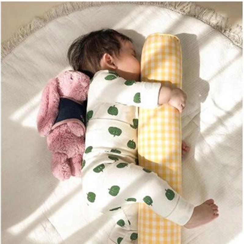 Cũi Ốp Lưng Bé Giường Cũi Bảo Vệ An Toàn Sơ Sinh Chăn Gối Mềm Mại Kẻ Sọc Dài Ngủ Đệm Cho Trẻ Em