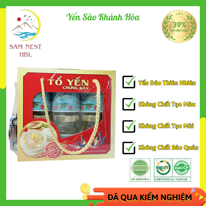 Yến Sào Khánh Hòa Kids 100% Yến Nguyên Chất , Hàm Lượng Yến Cao 39 % Tốt Cho Sức Khỏe