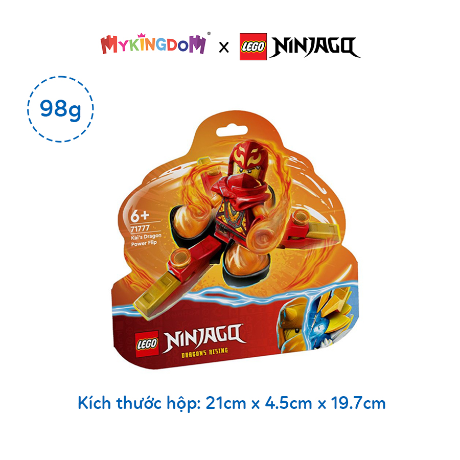 Đồ Chơi Lắp Ráp Con Quay Năng Lượng Rồng Của Kai Lego Ninjago 71777 (72 chi tiết)