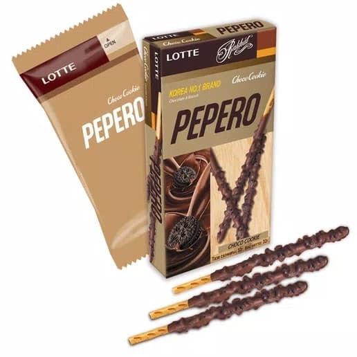 Combo 6 hộp Bánh que Lotte Pepero vị Choco Cookie 32gr