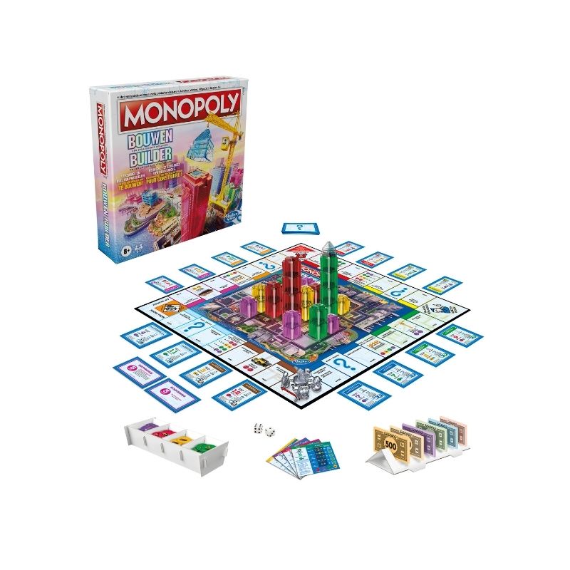 Đồ Chơi MONOPOLY Cờ Tỷ Phú Monopoly Builder F1696