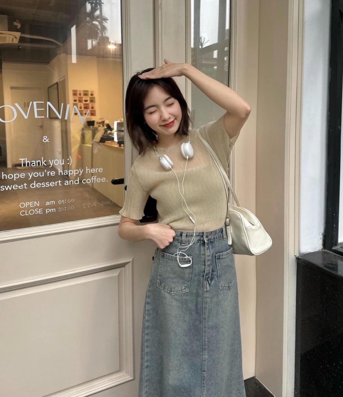 O THUN CROPTOP ỐNG + ÁO LƯỚI TAY NGẮN SUÔNG TRƠN ĐI TIỆC ĐI CHƠI DẠO PHỐ ĐI BIỂN ĐI LÀM CÔNG SỞ
