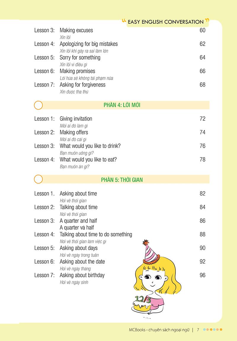 Sách Giao Tiếp Tiếng Anh Thật Dễ Dàng - Easy English Conversation (Tái Bản 2020)